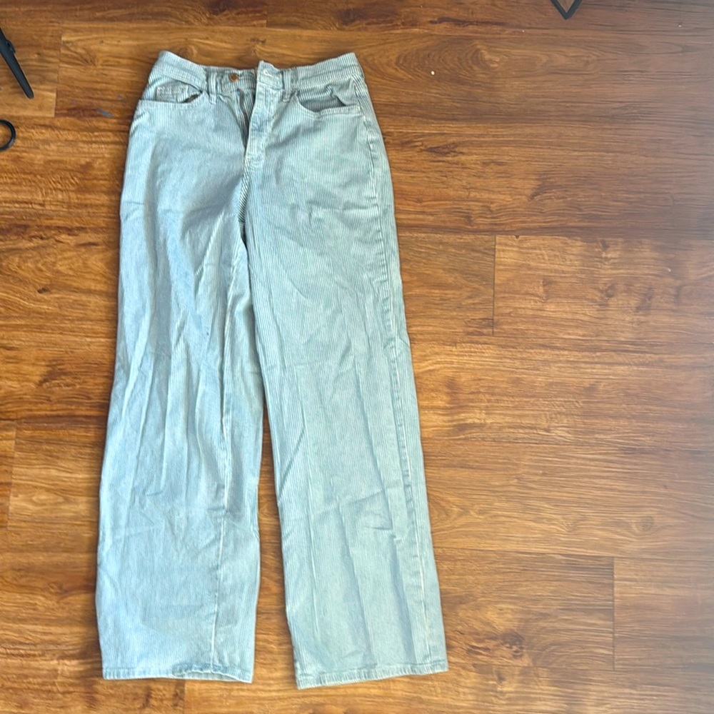 Wide leg Art striped Pants